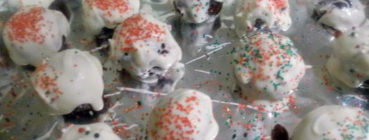 рождественские конфеты красный бархат. Шаг 12