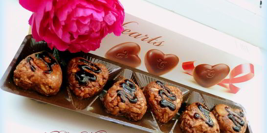 Шоколадные конфеты с овсяными хлопьями