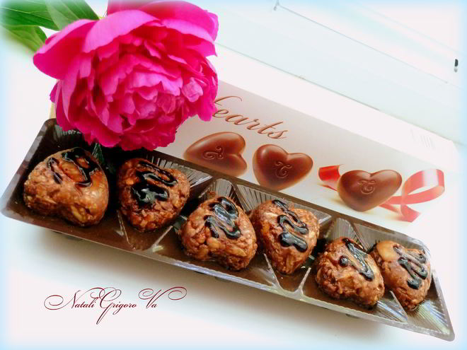 Рецепт шоколадных конфет с овсяными хлопьями