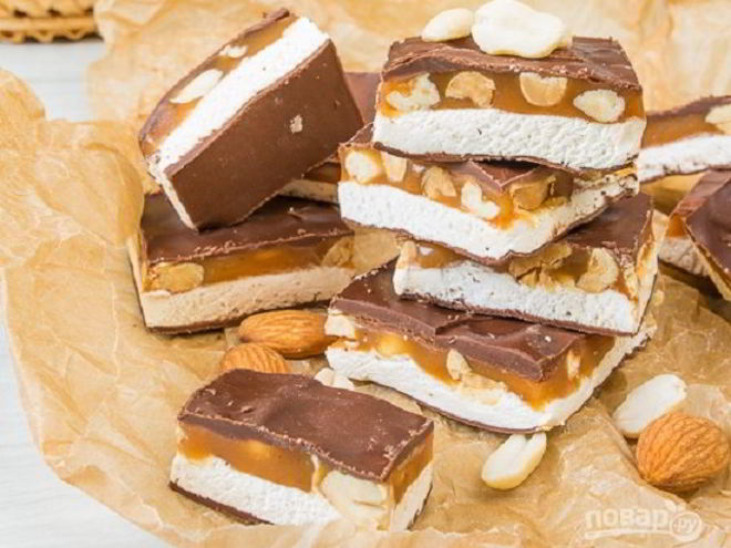 Рецепт сникерса