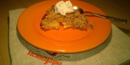 Крамбл с хурмой