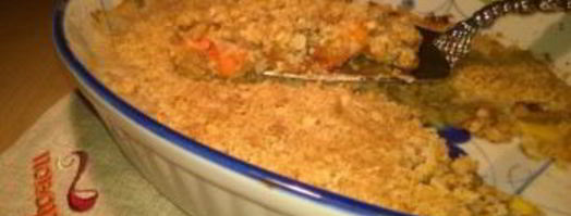 крамбл с хурмой. Шаг 8