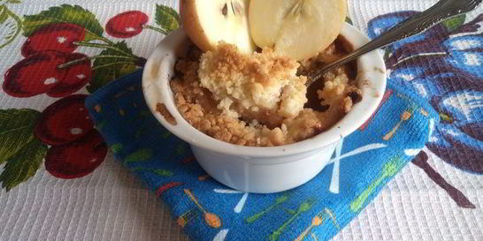 Крамбл яблочный