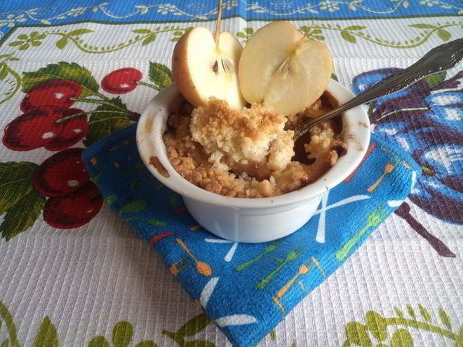 Рецепт крамбла яблочного
