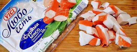 баклажанный мильфей с крабовым кремом. Шаг 2