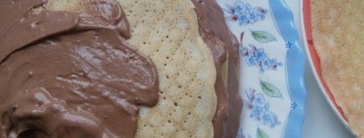 блинный тортик с пудинговым кремом. Шаг 2