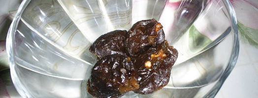 чернослив с орехами под сметанным кремом. Шаг 4