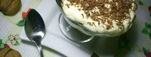 чернослив с орехами под сметанным кремом. Шаг 6