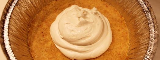 чизкейк с шоколадно-ореховым кремом. Шаг 5