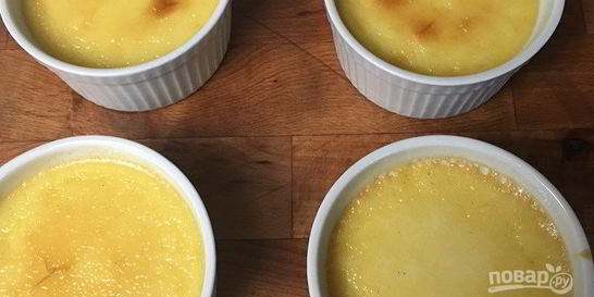 Десерт Крем брюле