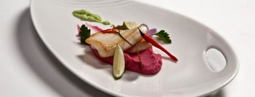 филе камбалы со сливочным кремом и красным картофельным пюре. Шаг 8