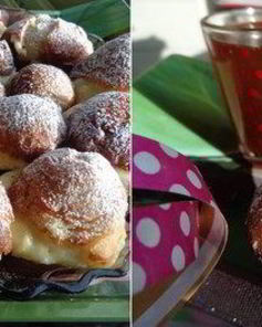 Финские пончики с кремом Патисьер