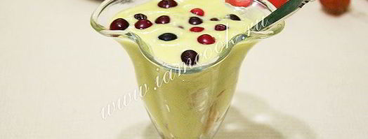 итальянский яичный крем с клюквой. Шаг 9