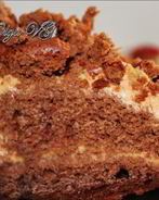 Кабачковый бисквит с кремом