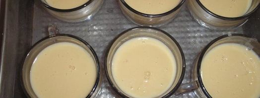 карамельные кремовые горшочки. Шаг 6