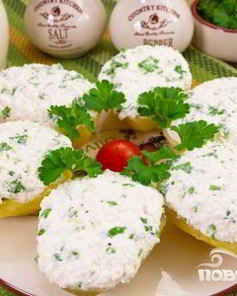 Картофель с творожным кремом