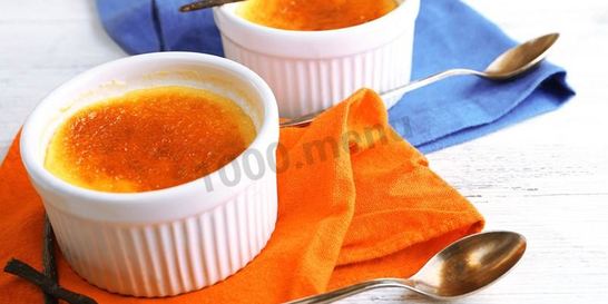 Каталонский классический крем с карамелизированной корочкой