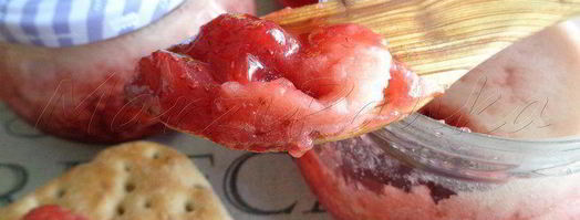 клубнично-ванильный конфитюр с кремом из маршмеллоу. Шаг 17