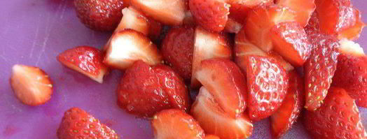 клубнично-ванильный конфитюр с кремом из маршмеллоу. Шаг 4