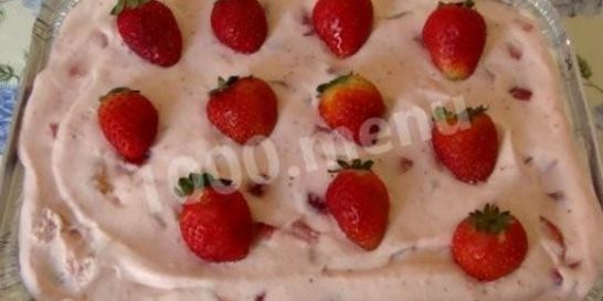Клубничный крем для торта