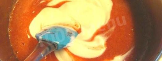 клубничный крем для торта. Шаг 7