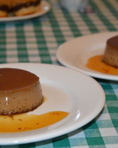 Кофейно-кофейная крем-карамель