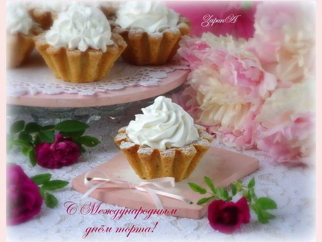 Рецепт корзинок с белковым кремом