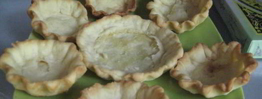 корзиночки с бананами и белковым кремом. Шаг 2