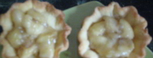 корзиночки с бананами и белковым кремом. Шаг 5