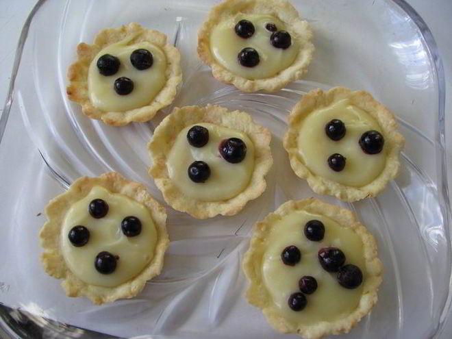 Рецепт корзиночек с заварным кремом