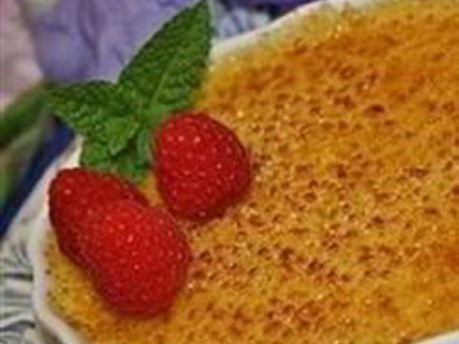 Рецепт крем-брюле со сливочным ликером бейлис