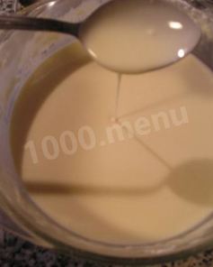 Крем из сметаны и сгущенки для торта