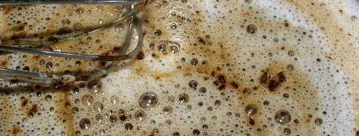 крем-капучино со сливками и сладким кофейным соусом. Шаг 5