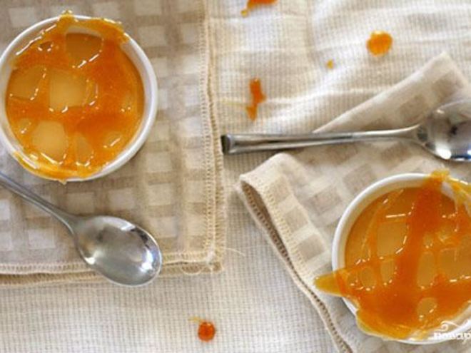 Рецепт крема-карамели в горшочках