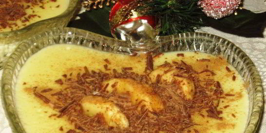 Крем с бананами и корицей