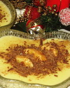 Крем с бананами и корицей