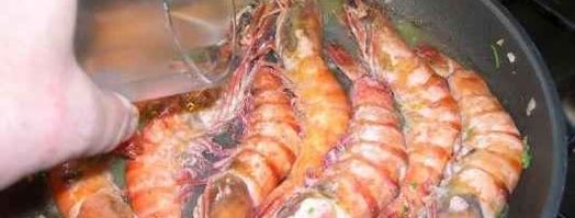 креветки королевские под кремом из фасоли и оливок. Шаг 21