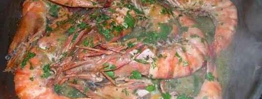 креветки королевские под кремом из фасоли и оливок. Шаг 22