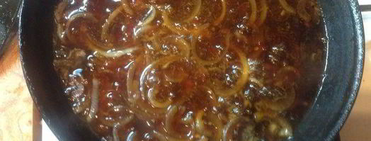 курица в соусе с кремовой кашей. Шаг 2