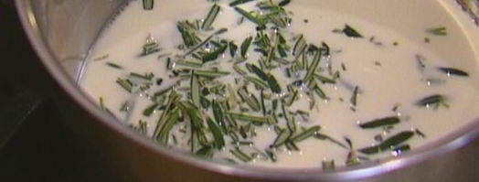 лимонный крем-брюле с розмарином. Шаг 4