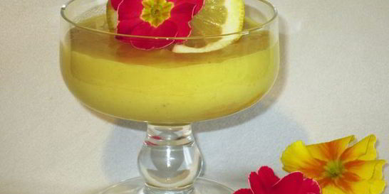 Лимонный заварной крем