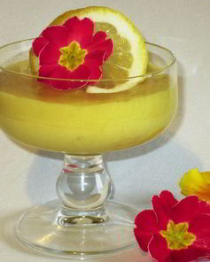 Лимонный заварной крем