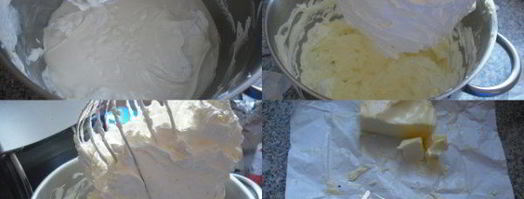 маслянный крем с белками. Шаг 6