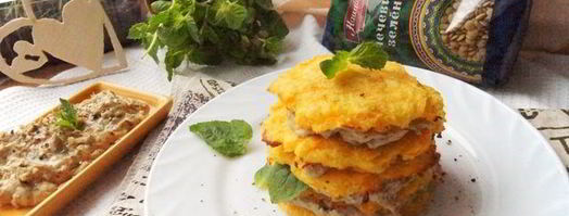 овощной мильфей с чечевично-мятным кремом. Шаг 7