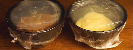 пончики берлинеры с заварным кремом и шоколадной помадкой. Шаг 3