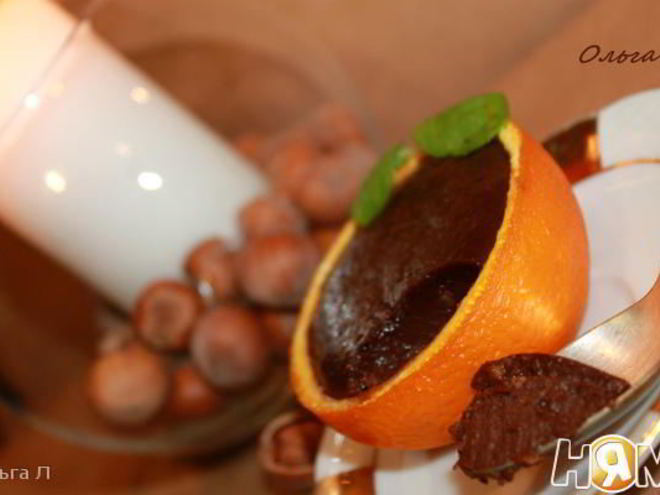 Рецепт шоколадна-апельсинового крем