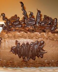 Шоколадный крем для торта