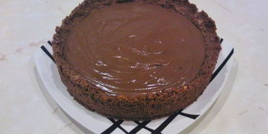 Шоколадный пай с шоколадным кремом