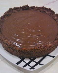 Шоколадный пай с шоколадным кремом