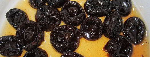 шоколадные корзинки с тыквенным кремом и черносливом в коньяке. Шаг 4